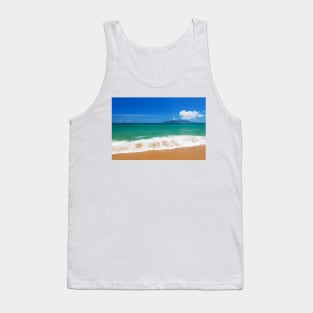 Clear blue sky over emerald South China Sea Tank Top